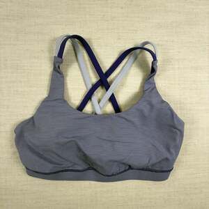 Lululemon Purple Striped Energy Strappy Work Out...